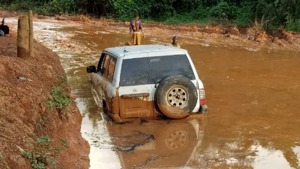 Ground team stuck in the mud