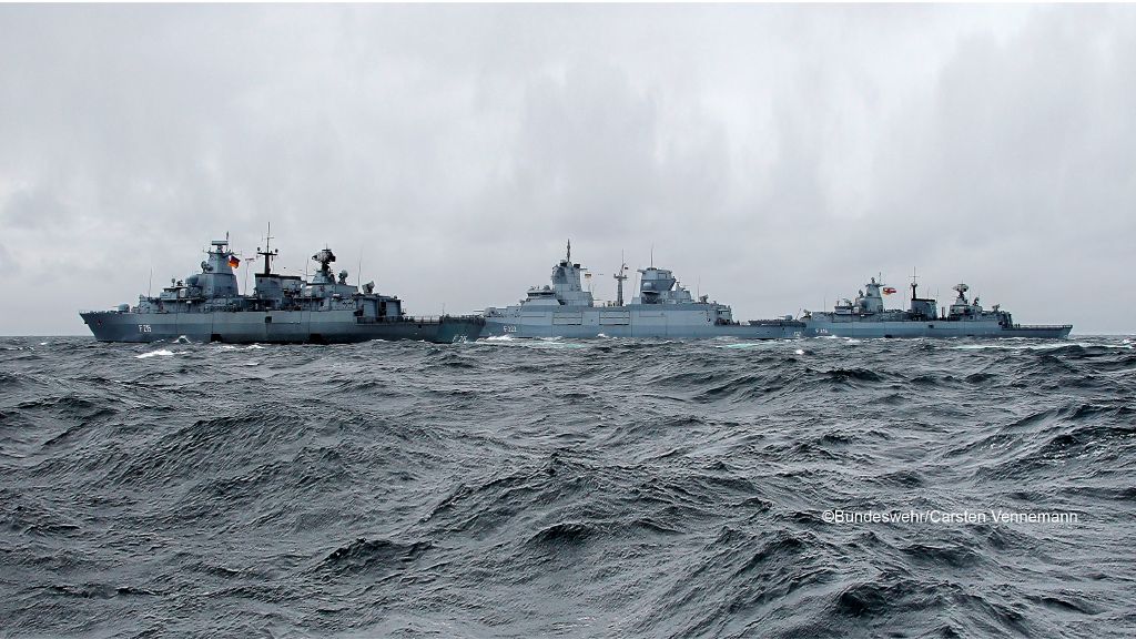 Close by to protect and connect naval forces