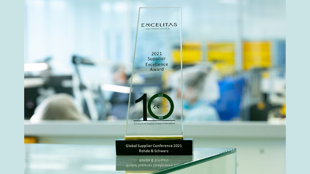 Der Supplier Excellence Award 2021 für das R&S-Werk Teisnach.