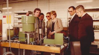 Führung durch die Produktionshallen.