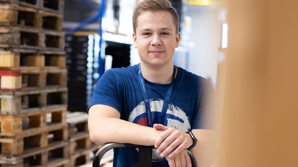 Tobias Pawelek, Schüler der 10. Klasse am Gymnasium Viechtach
