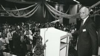 Johann Bühler bei seiner Verabschiedung.