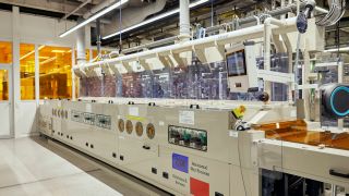 Die neue Innenlagenfertigung der Leiterplatte im Werk Teisnach.