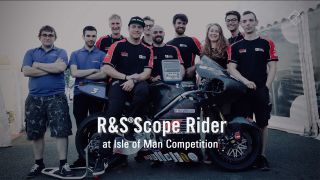 The RTH Scope Rider at the Isle of Man TT Zero race