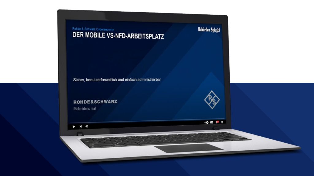 Behörden Spiegel Webinar: Sicher, benutzerfreundlich und einfach administrierbar: Der mobile VS-NfD-Arbeitsplatz