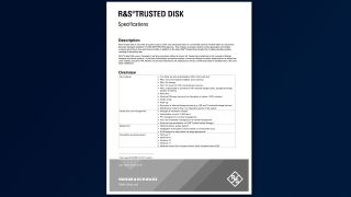 Specifications R&S®Trusted Disk Specifications R&S®Trusted Disk
