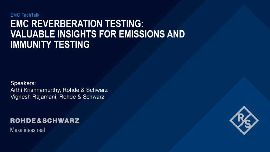 TechTalk: EMC reverberation testing - Valuable insights for emissions and immunity testing