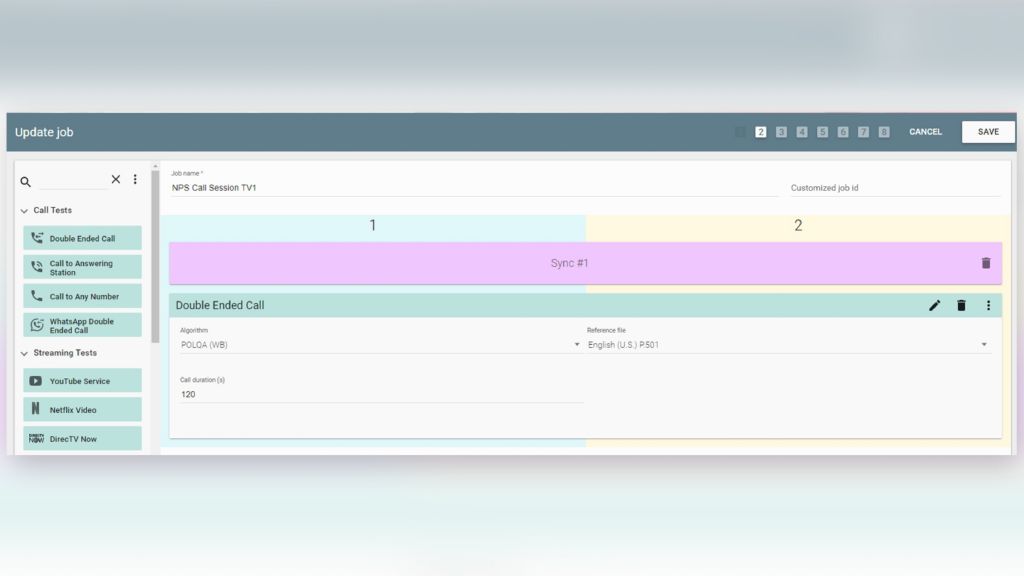 Network Performance Score Call Template
