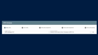 NPS configurator step one basic information NPS configurator step one basic information