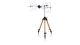 R&amp;S®HK116E on wooden tripod R&amp;S HZ-1 horizontally polarized