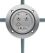 R&amp;S®HE315 Active Omnidirectional Receiving Antenna, Front view