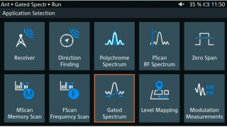 app menu with gated spectrum highlighted app menu with gated spectrum highlighted