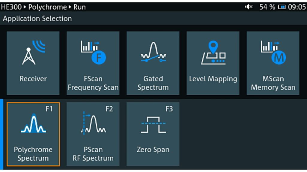 App menu