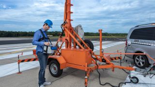Измерение глиссады планирования ILS