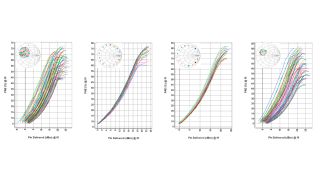 Efficiency curves along the optimization path Efficiency curves along the optimization path