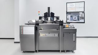 Messaufbau mit Probe Station und R&S®ZNA Vektornetzwerkanalysator Messaufbau mit Probe Station und R&S®ZNA Vektornetzwerkanalysator