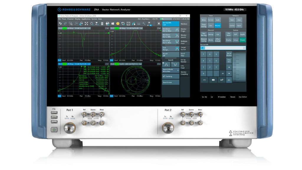 The R&S®ZNA vector network analyzer
