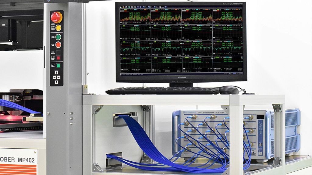 El R&S®ZNBT es un analizador de redes vectorial multipuerto que ofrece hasta 24 puertos de medición integrados. Esta plataforma proporciona mediciones multipuerto excelentes cuando se requieren resultados rápidos.