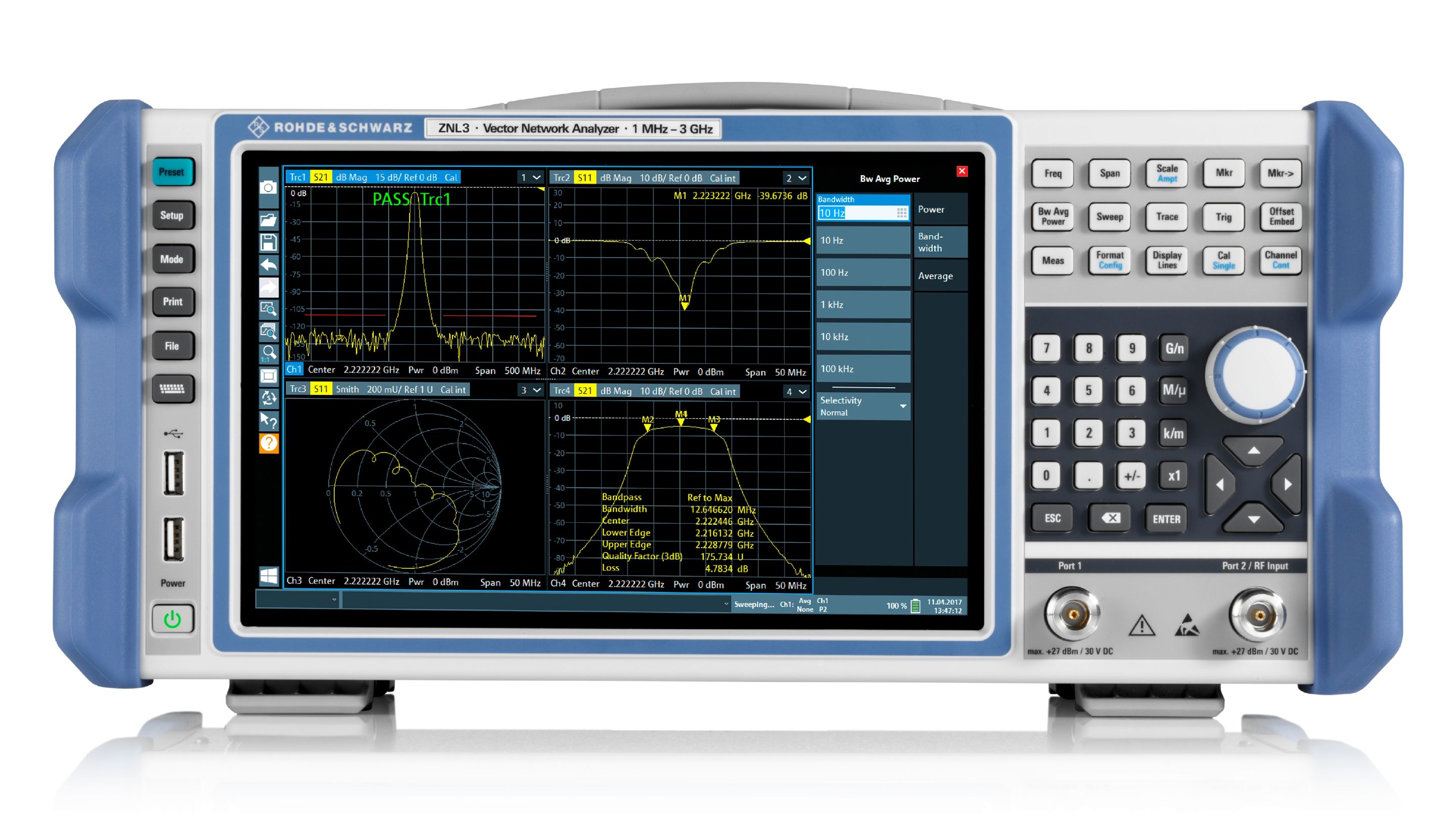 r s znl vector network analyzer rohde schwarz