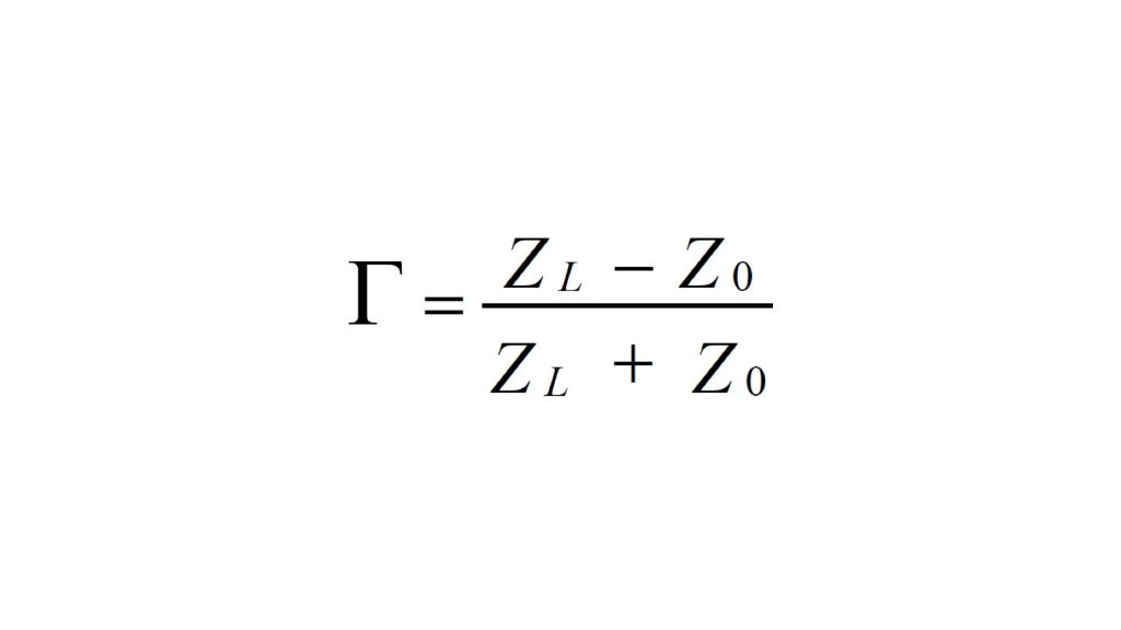 Reflection coefficient