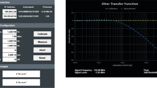 Automated measurement of jitter transfer function