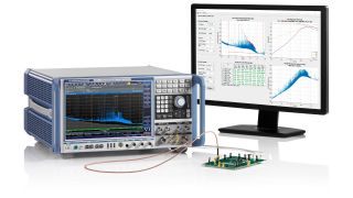 Jitter measurement on a PCIe reference clock (SSC ON).