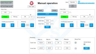 Graphical user interface for chamber control