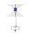 Frontansicht der R&S®HL047 mit dem R&S®HL047Z1 Rollgestell, horizontale Polarisation