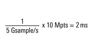 Memory depth calculation