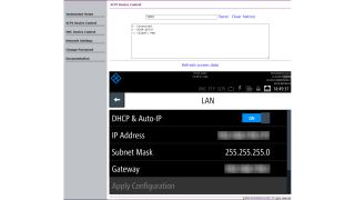 SCPI device control page