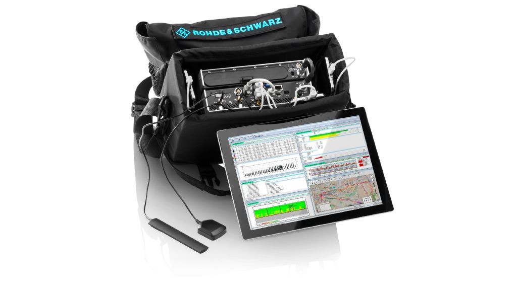 The portable spectrum cearance solution R&S®TSMA and R&S®ROMES4 drive/walk test software