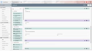 Drag & drop job configuration