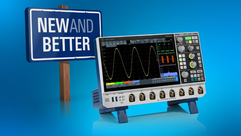 The MXO 3 is fast, precise and compact!