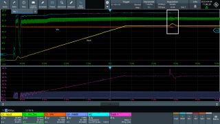 図5:コンバーターの起動と不規則な制御の効果 図5:コンバーターの起動と不規則な制御の効果