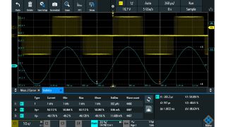 Demodulation eines bipolaren PWM-Signals mit Messungen, Statistiken und Cursors Demodulation eines bipolaren PWM-Signals mit Messungen, Statistiken und Cursors