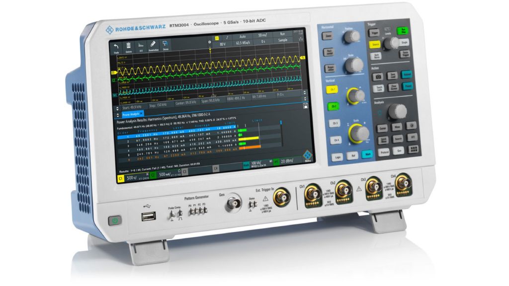 Shorten power electronics development using an oscilloscope for EMI debugging - RTM3004