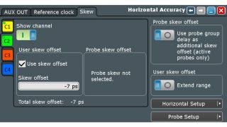 Fig. 4: Deskew settings for channel 2 Fig. 4: Deskew settings for channel 2