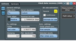 Настройка функции CDR для демодуляции ЛЧМ-сигнала