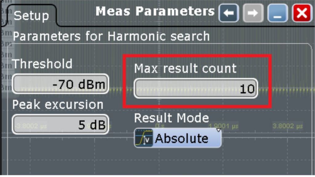 Parâmetros de medição