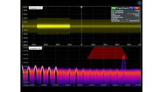 Capture sporadic events with the frequency mask function