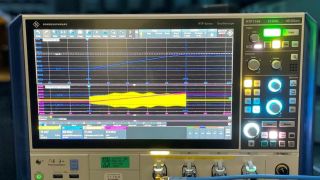 R&S®RTP オシロスコープによる実際の測定画面