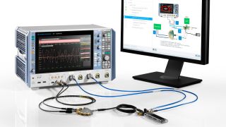 The R&S RTP oscilloscope supports USB 3.2 Gen 1&2 transmitter and receiver compliance approved by the USB-IF. (Image: Rohde & Schwarz)