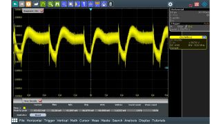Gated FFTs let user zero in on disturbances in the time domain, and see associated tones. Gated FFTs let user zero in on disturbances in the time domain, and see associated tones.