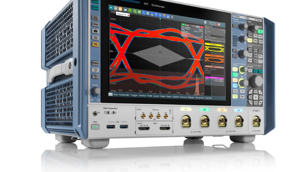 R&S oscilloscope for TDR measurements