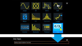 The Mode button directly accesses all RTH analysis functions.