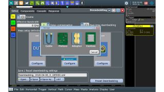 信号経路の構築用メニュー