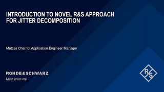 Webinar : introduction technique à l'analyse de Jitter