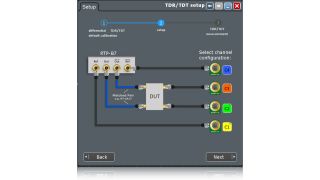 TDR/TDT analysis Oscilloscope software TDR/TDT analysis Oscilloscope software