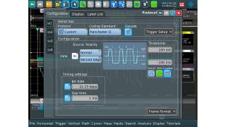 Fig. 1: Setup of protocol decoding option. Fig. 1: Setup of protocol decoding option.