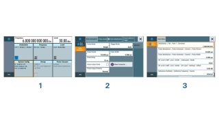 Главное окно и пользовательское меню R&S®SMB100B
